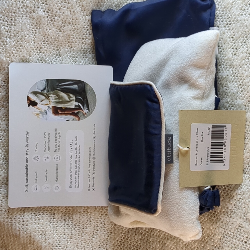 ettitude BAMBOO LYOCELL & LAVENDER EYE PILLOW - Picture 6 of 11